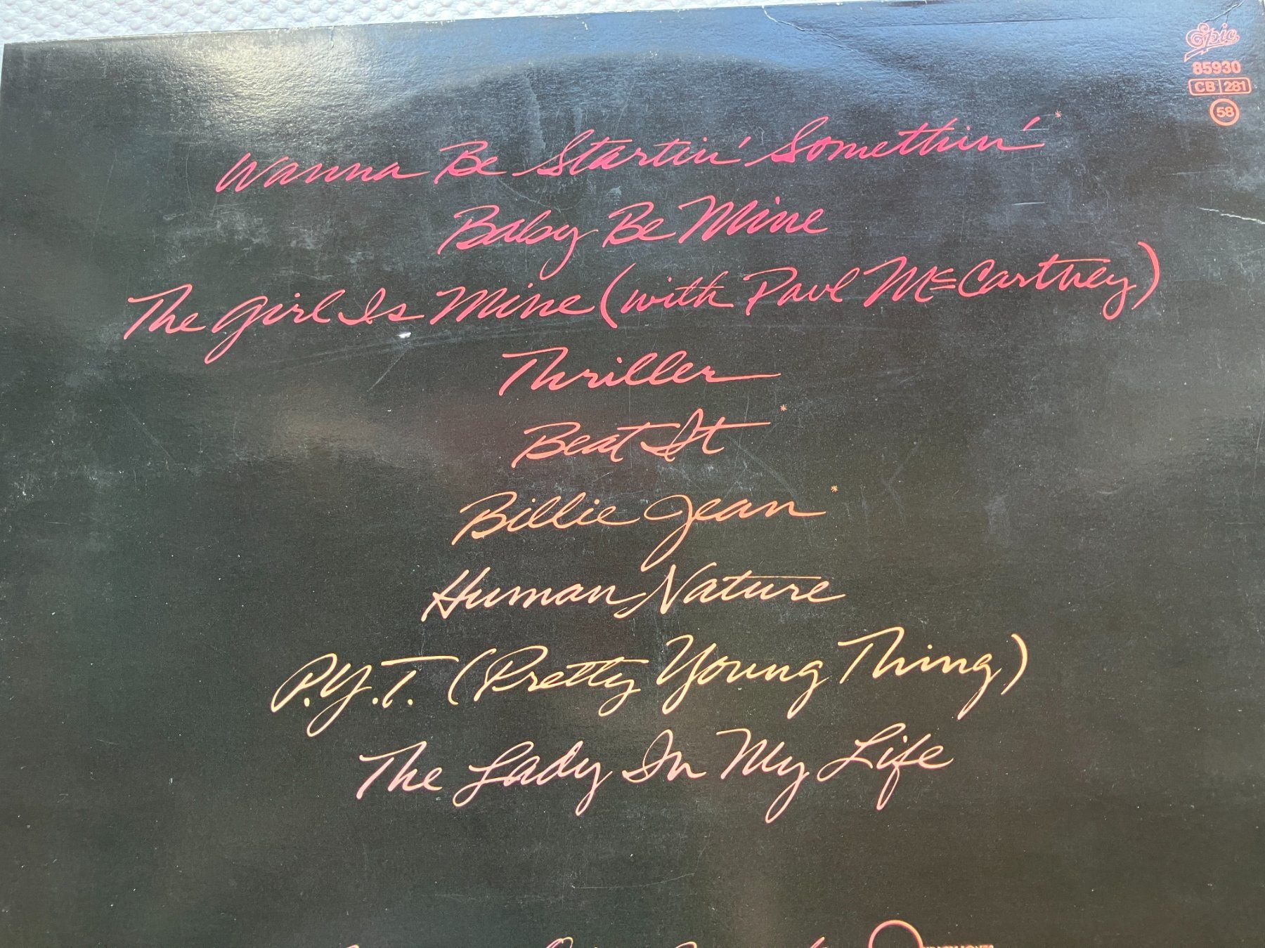 Dischi in vinile: Michael Jackson – Usato da Aarwangen venduto da Jukebox3 3