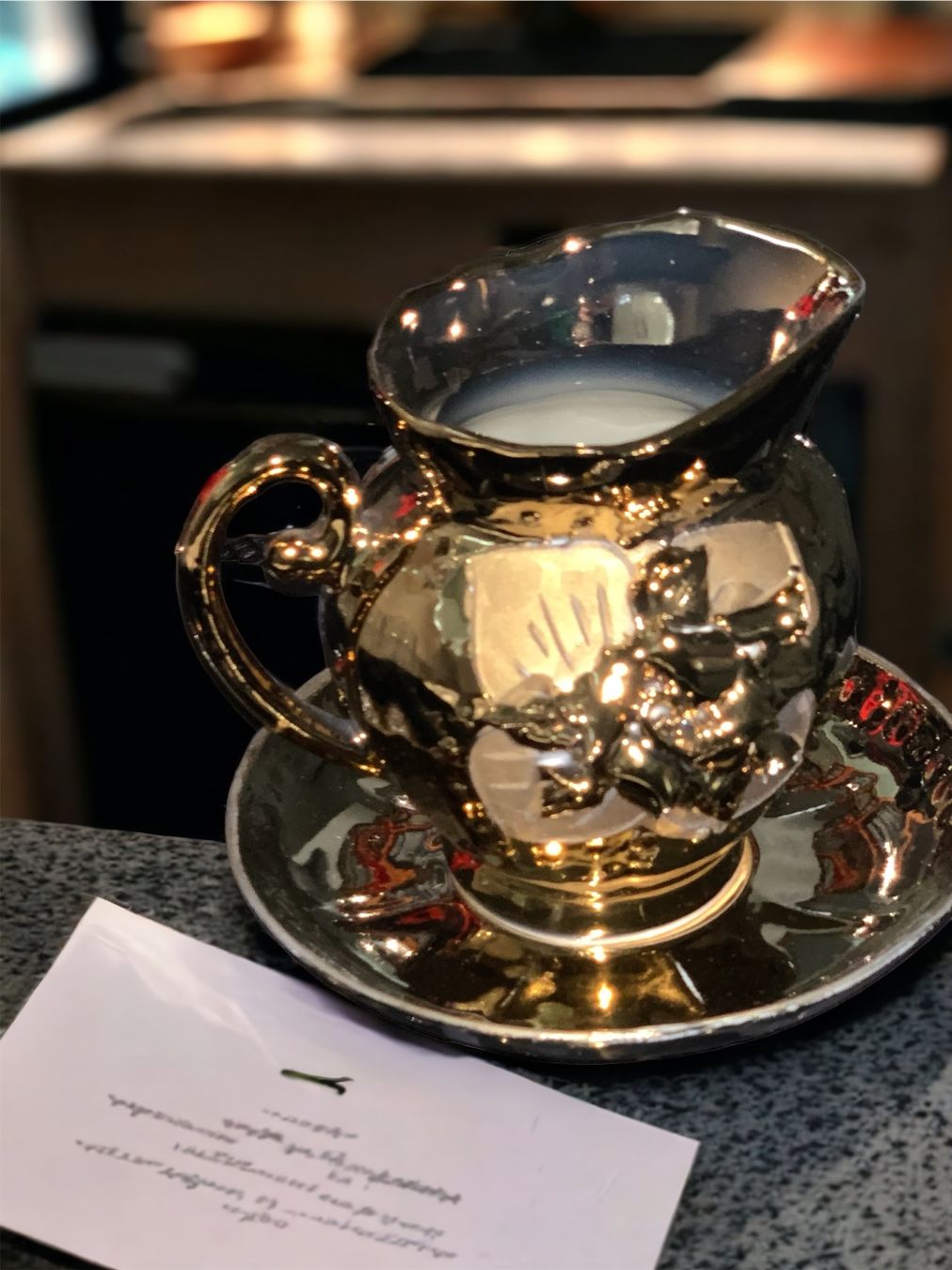 Maisons du monde Set di piatti: Milchkännchen Gold 10.- – Nuovo (secondo la descrizione) da unterentfelden venduto da leyla08 1