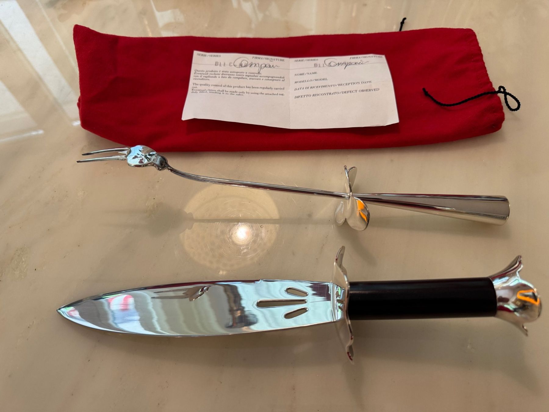 Bestecksets: NEU Set versilbert Borek Sipek "Aires" 1991/92 – Neu (gemäss Beschreibung) aus Stallikon von camillecarlo2016 5