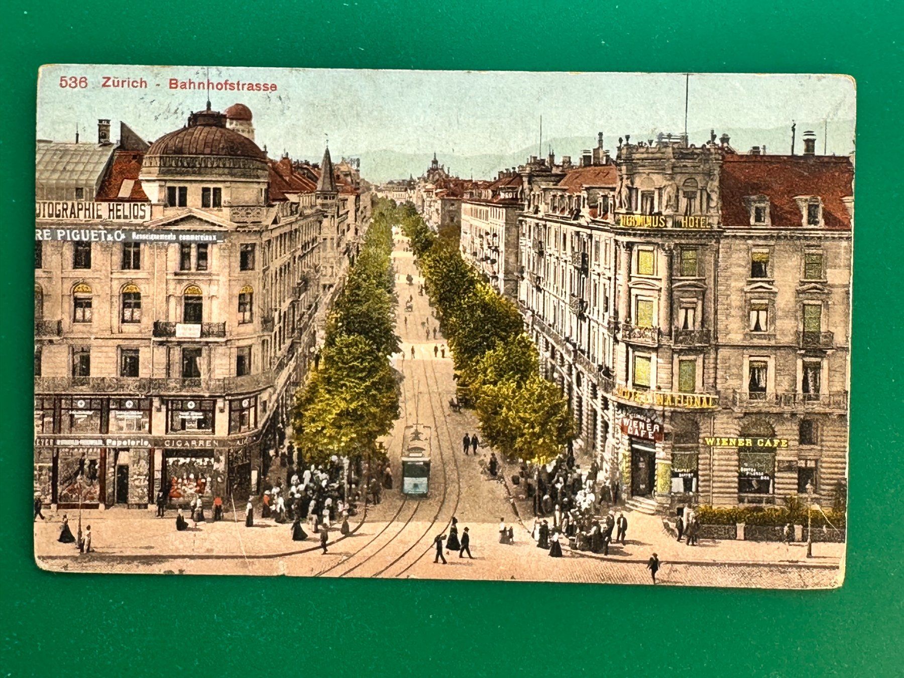 Cartoline postali: Zürich - Bahnhofstrasse - belebt – Usato da Steg VS venduto da _vinci_