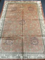Alte China Teppich handgeknüpft Wolle gereinigt 265x180cm