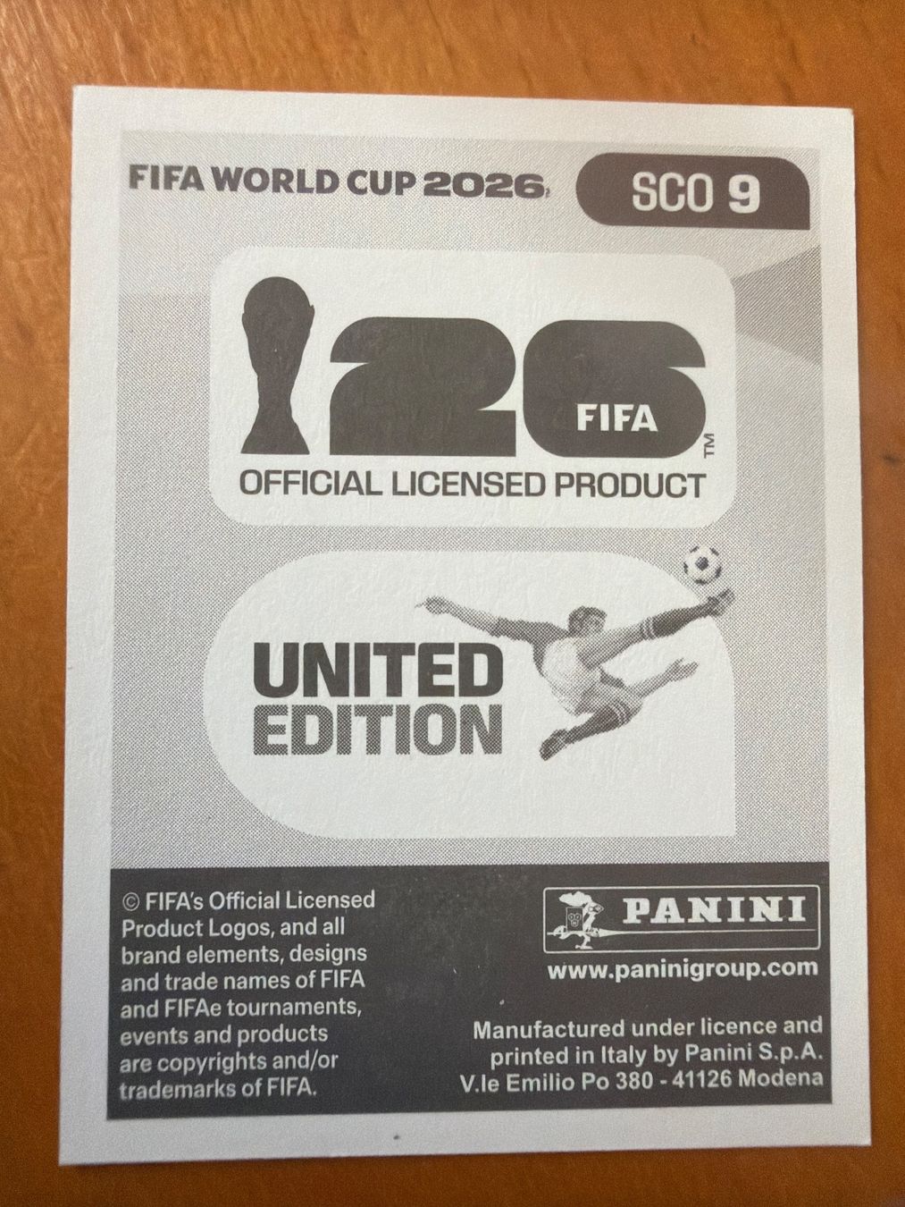 Panini Sammelbilder & Trading cards: Panini SCO9 – Neu (gemäss Beschreibung) aus Susten von Rechnun 1