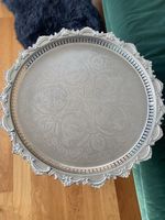 Silbernes Marokko Tablett Vintage Handarbeit Edelmetall