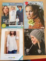 Lot de 4 magazines tricot, crochet, automne 🍂