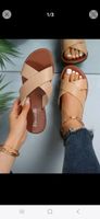 Sommer Sandalen EUR35, beige/braun