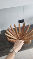 Dekorative grosse  Holzschale, handgemacht, einzigartig!