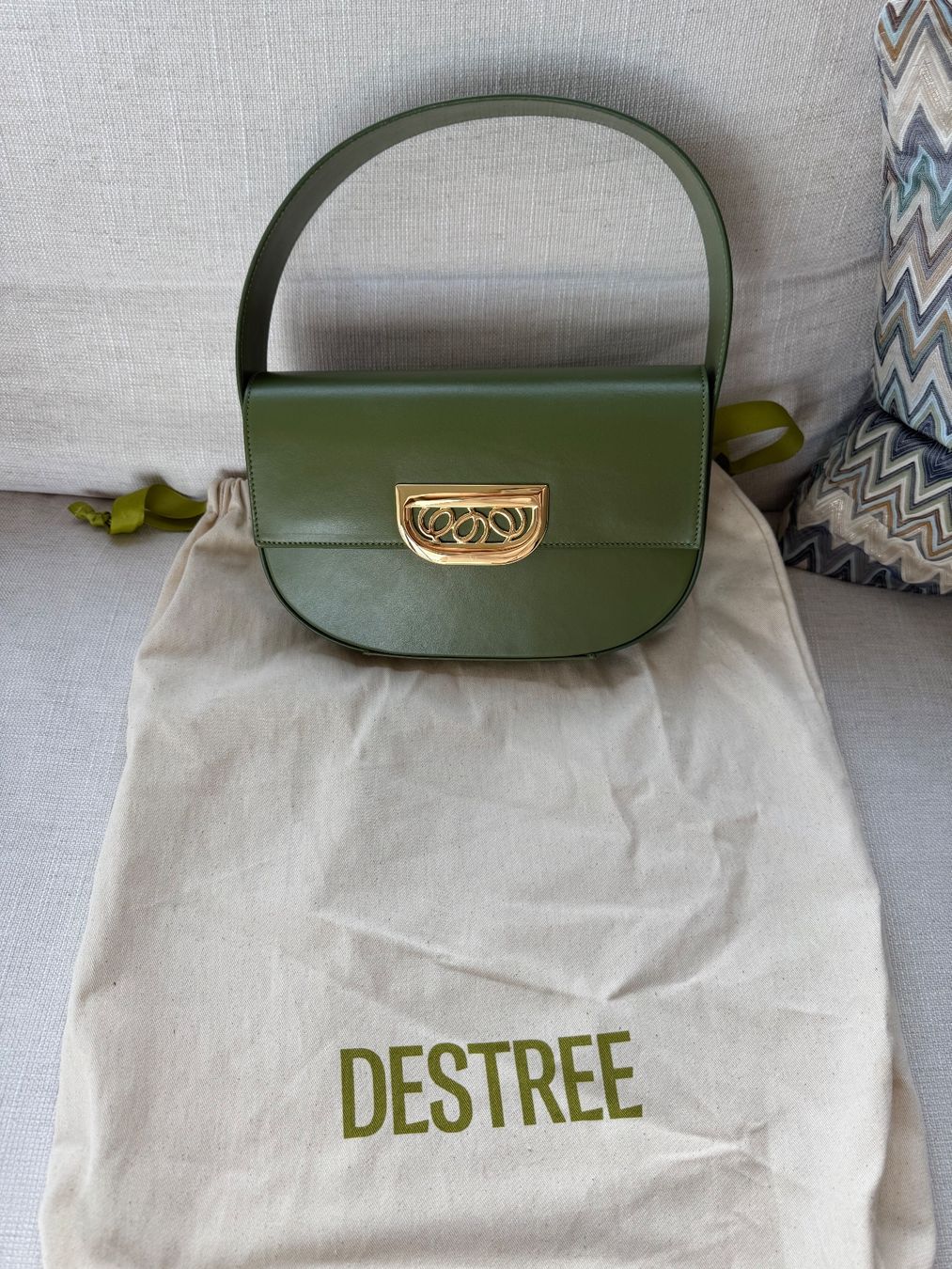 Borse da donna: Iconic Destree bag green – Usato da Thalwil venduto da 0041angel 5