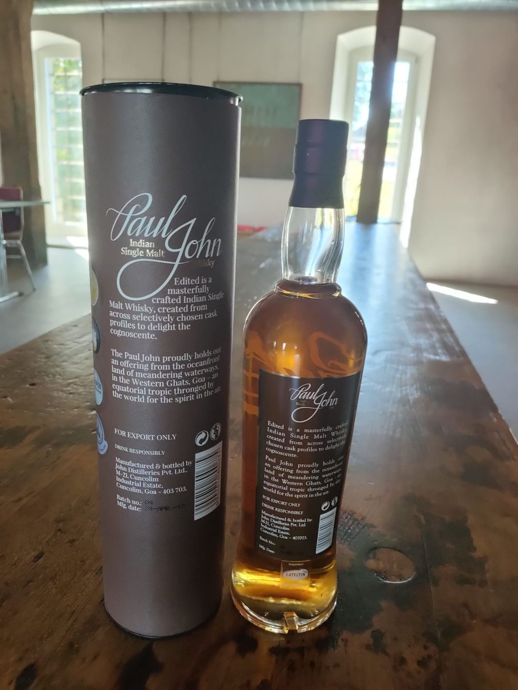 Spiritueux: Paul John Whisky 46% 70cl – Neuf avec emballage d'origine à Aarwangen par Muellerli76 1