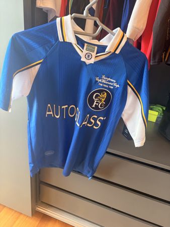 Chelsea FC Trikot Autoglass Grösse S 1998 Europapokal
