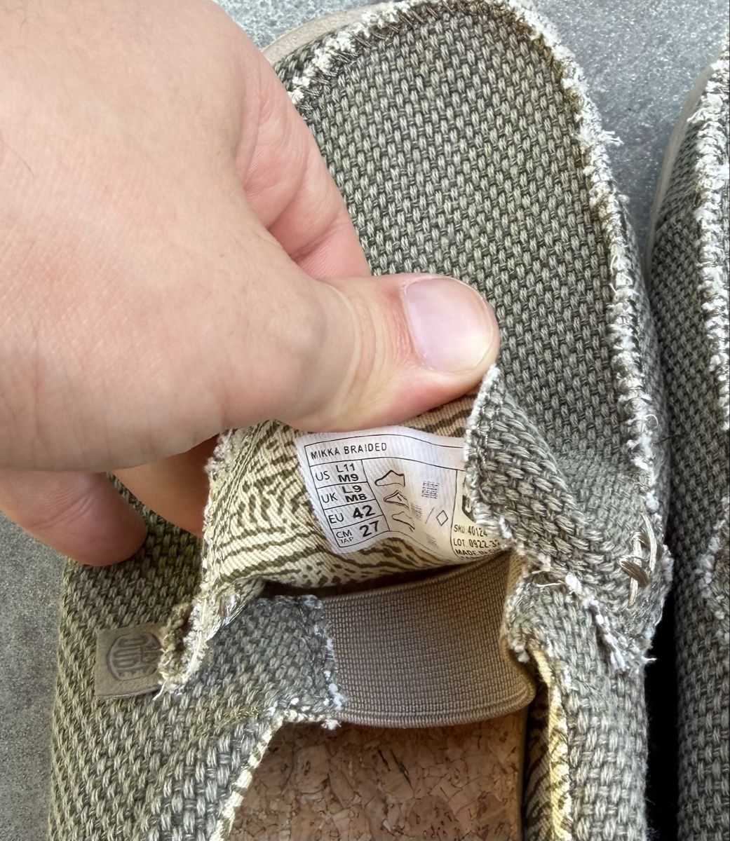 Scarpe da uomo: Hey Dude Schlüpfer Grösse 42 – Usato da Möhlin venduto da romano19 2