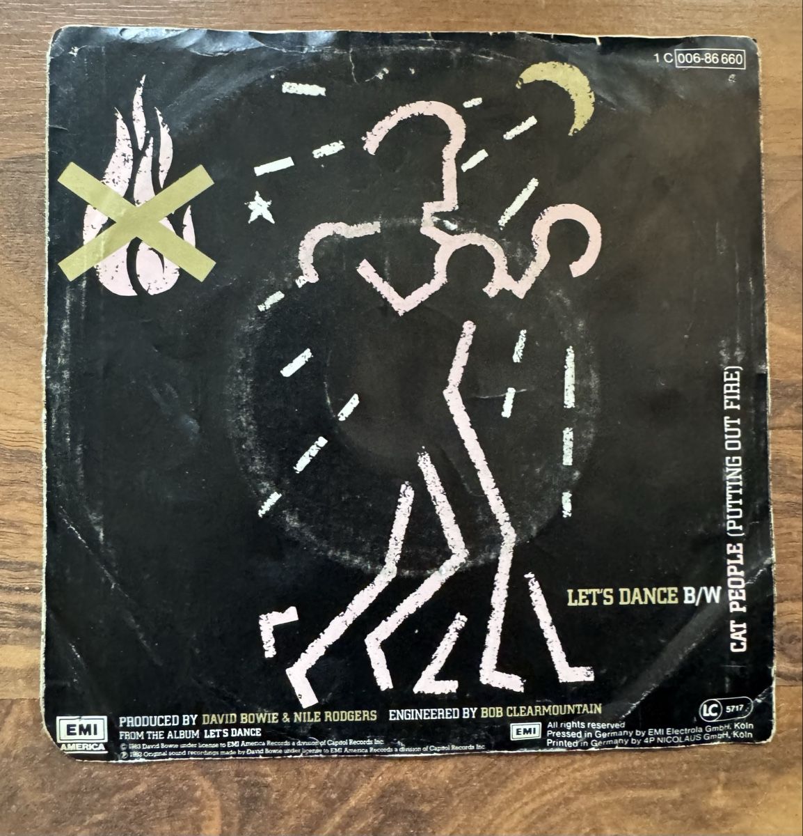 Dischi in vinile: David Bowie - Lets Dance - 7" Single - 80s – Usato da Rorbas venduto da BlackstarRecords 1