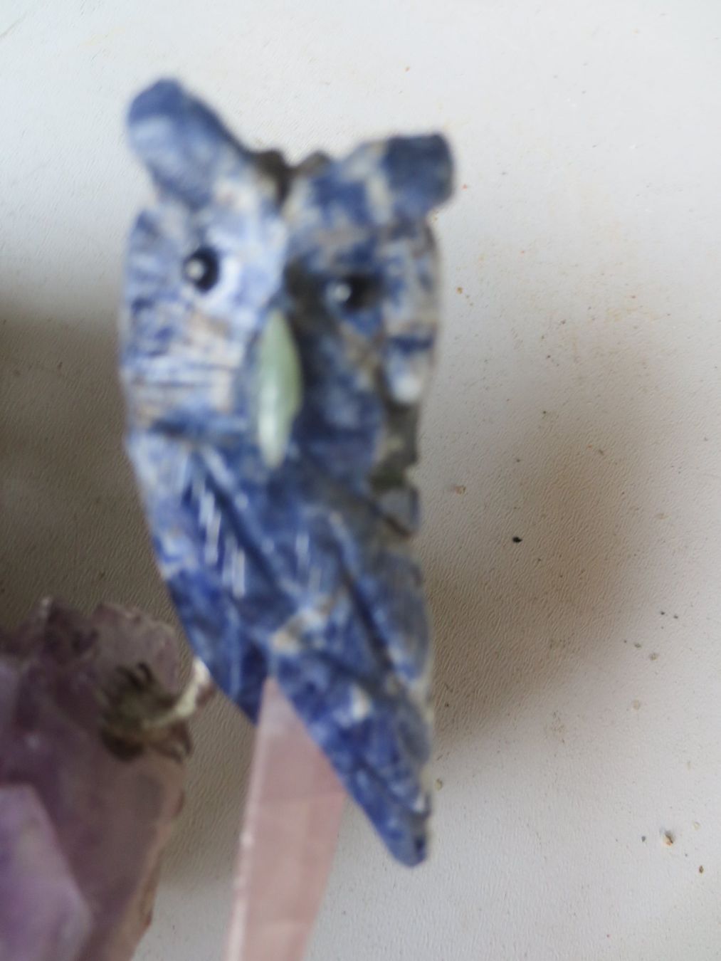 Mineralien & Heilsteine: Amethyst Eule – Gebraucht aus Weier im Emmental von waefler03 2