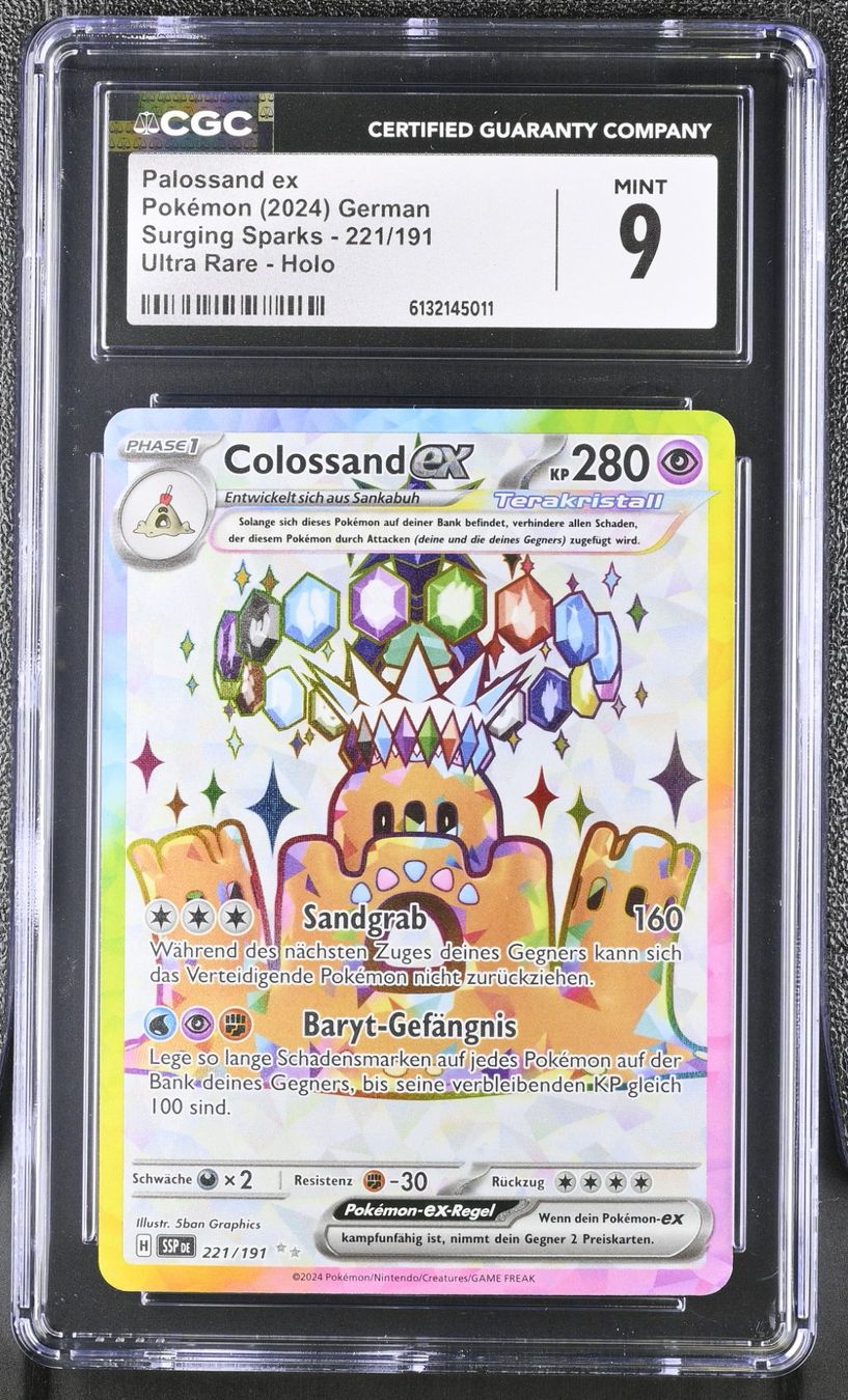 Pokémon Carte collezionabili: Palossand ex - Surging Sparks - (221/191) – Nuovo (secondo la descrizione) da Buochs venduto da BitKaizer