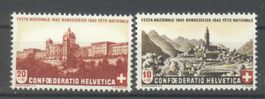 1943, Pro Patria, Landschafts und Stadtbild, ohne Falz **