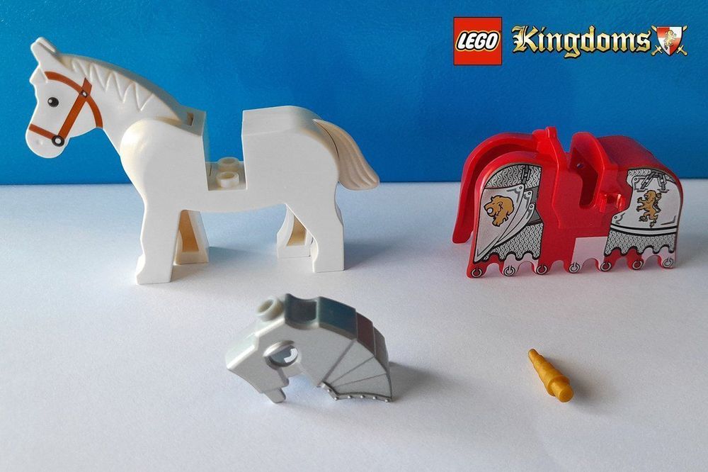 3 Lego-Minifiguren Aus Der Serie Castle Kingdoms, Ritter (Gebraucht) In
