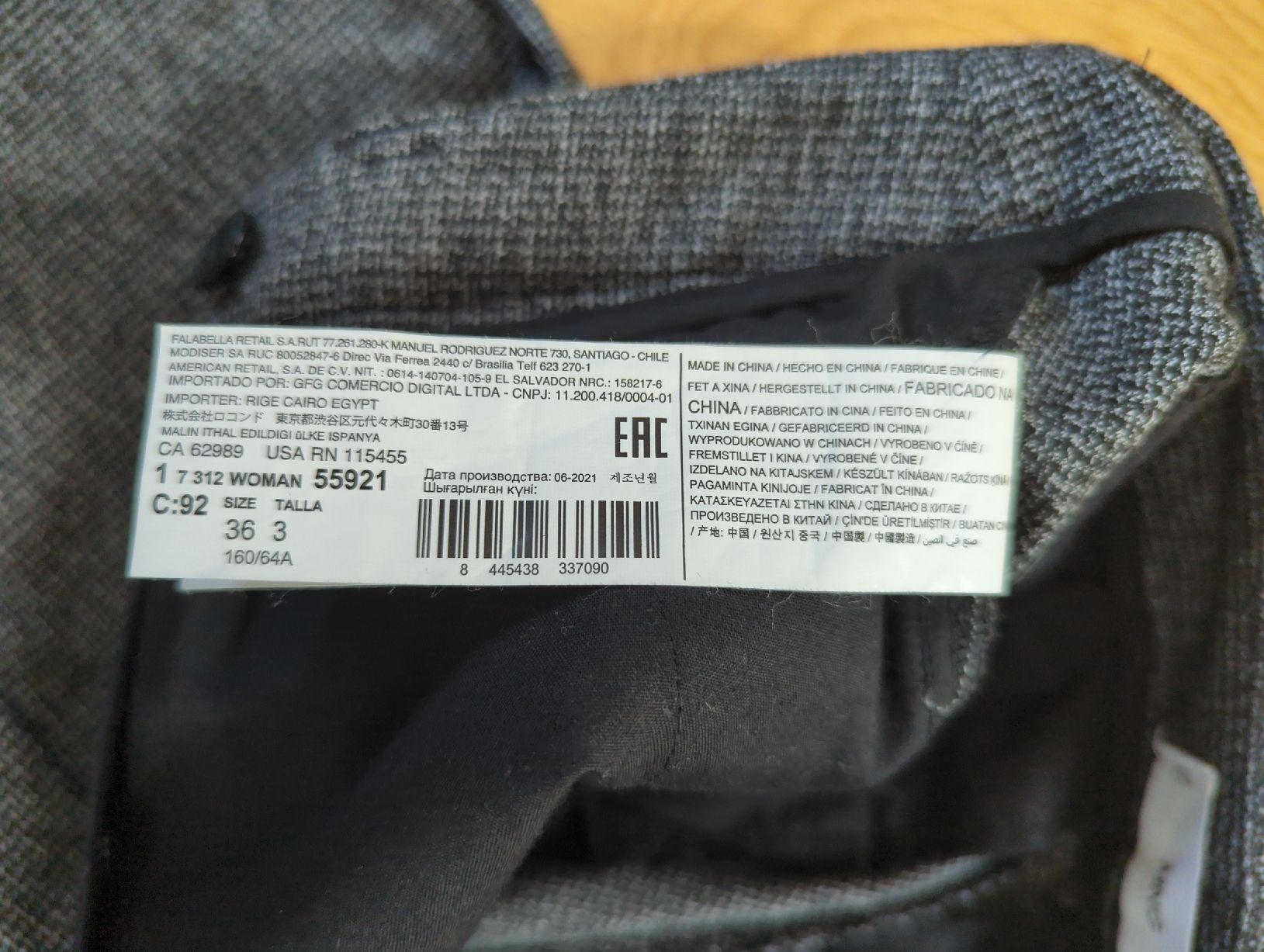 Mango Hosen: MNG Hose Stoffhose grau Grösse 36 neu – Neu (gemäss Beschreibung) aus Winterthur von Glauriane 3