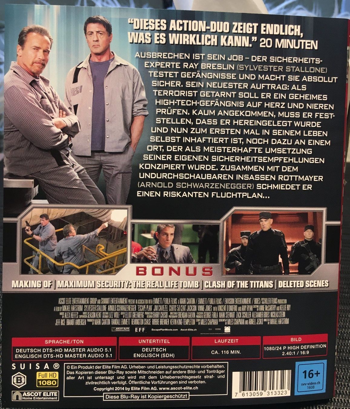 Alle DVDs: ESCAPE PLAN mit Stallone&Schwarzenegger – Gebraucht aus Langnau am Albis von Rodland 5