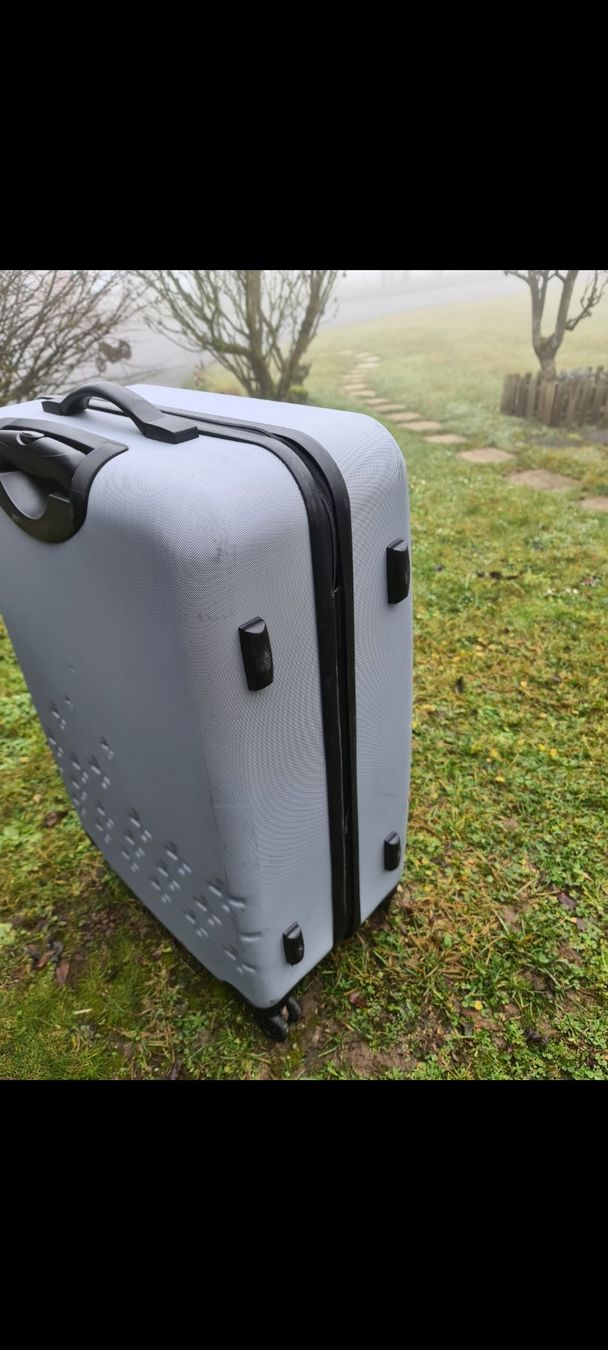 Valigie: JGRAND Reisekoffer Grau – Usato da Niederlenz venduto da DaveDasWahnsinn 5