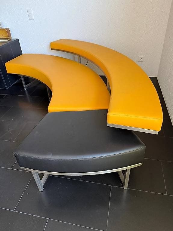Sofas: Monte Carlo Leder Viersitzer-Sofa by Eileen Gray – D'occasion à Zürich par tarcik 1