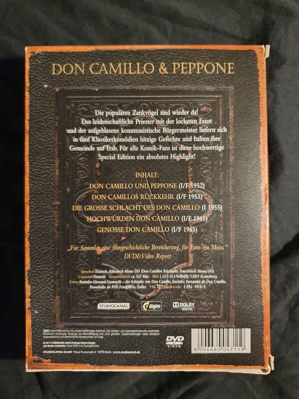 Alle DVDs: Don Camillo & Peppone DVD-Box, Special Edition, 5 DVDs – Gebraucht aus Worb von FroLok 1
