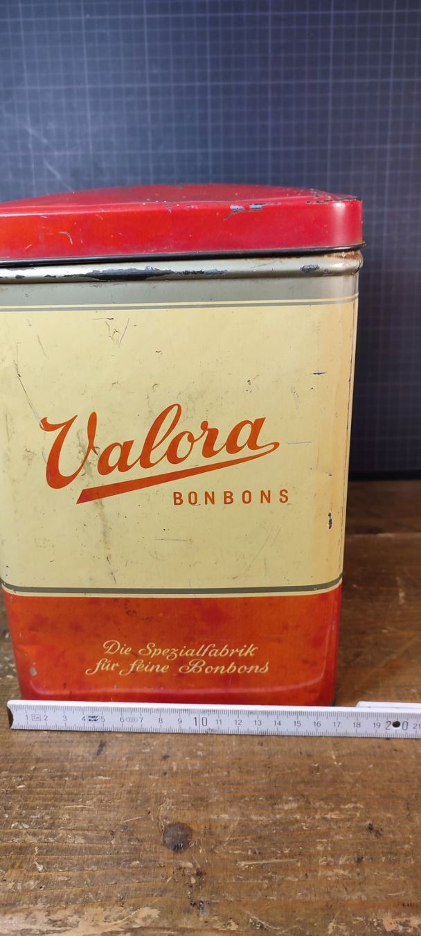Barattoli: Wunderschöne alte Blechdose VALORA BONBONS – Usato da Gelterkinden venduto da MYSTOREFORYOU4460 2