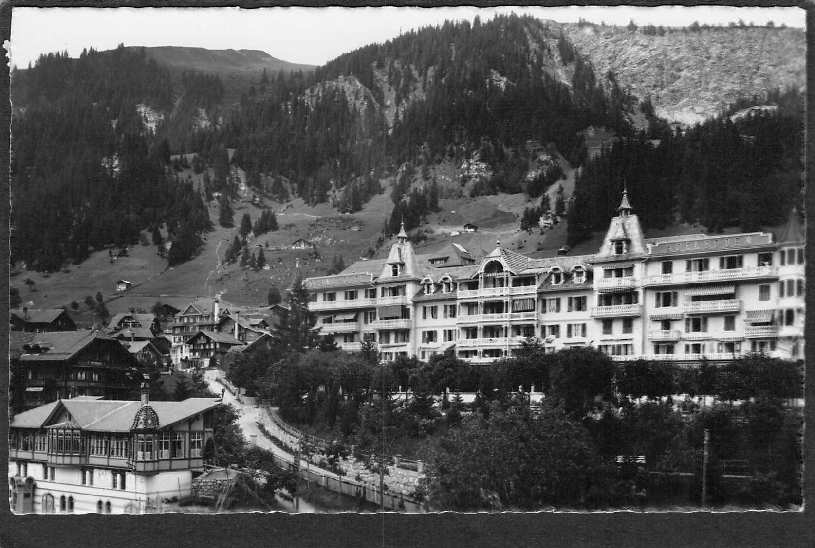 Cartoline postali: ,Grand Hotel Adelboden , 1936 – Usato da Reichenburg venduto da ibiza18