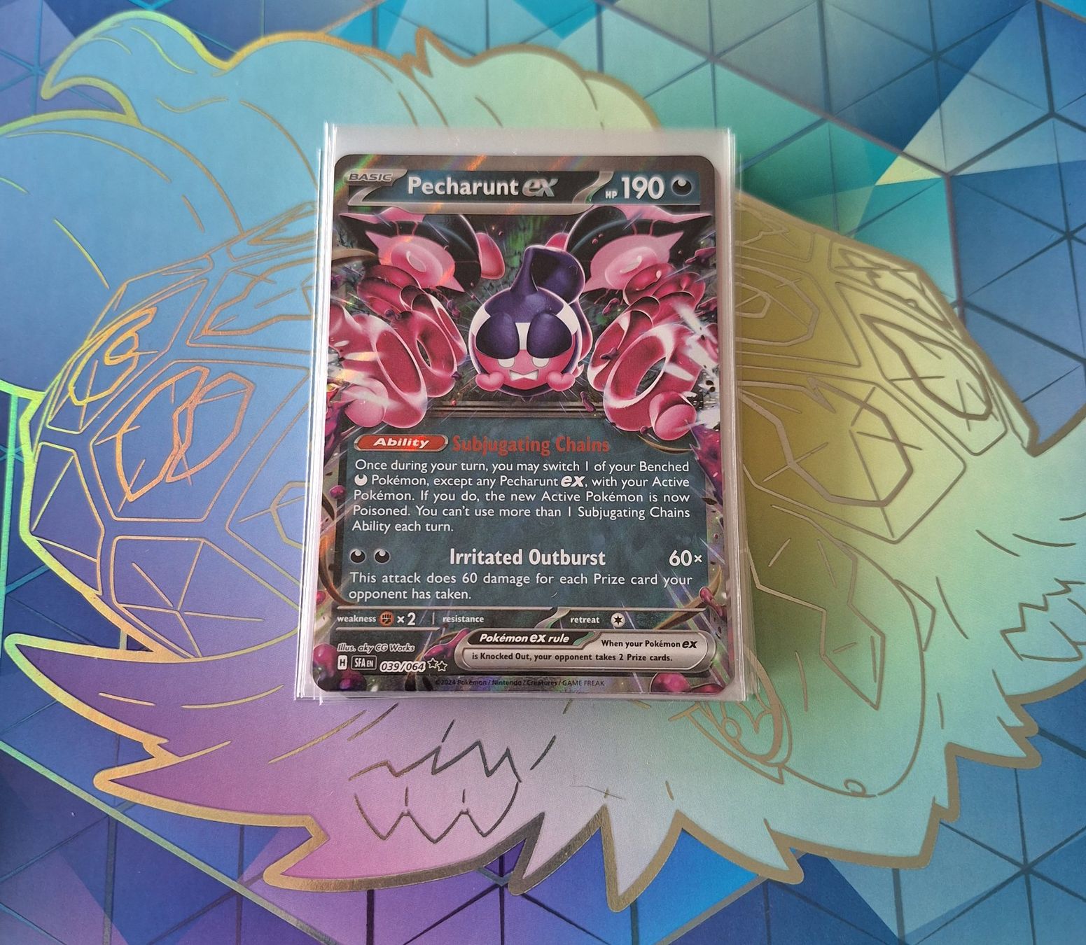 Pokémon Carte collezionabili: Pecharunt ex - Shrouded Fable – Usato da Altstätten SG venduto da GGsGameshop