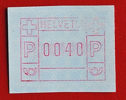 ATM AUTOMATENBRIEFMARKE FRAMA 3 ABART FEHLENDER DRUCK 1979**