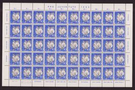 1965 Serie Nr.J210-J214_50er-Block_ Bogen _postfrisch