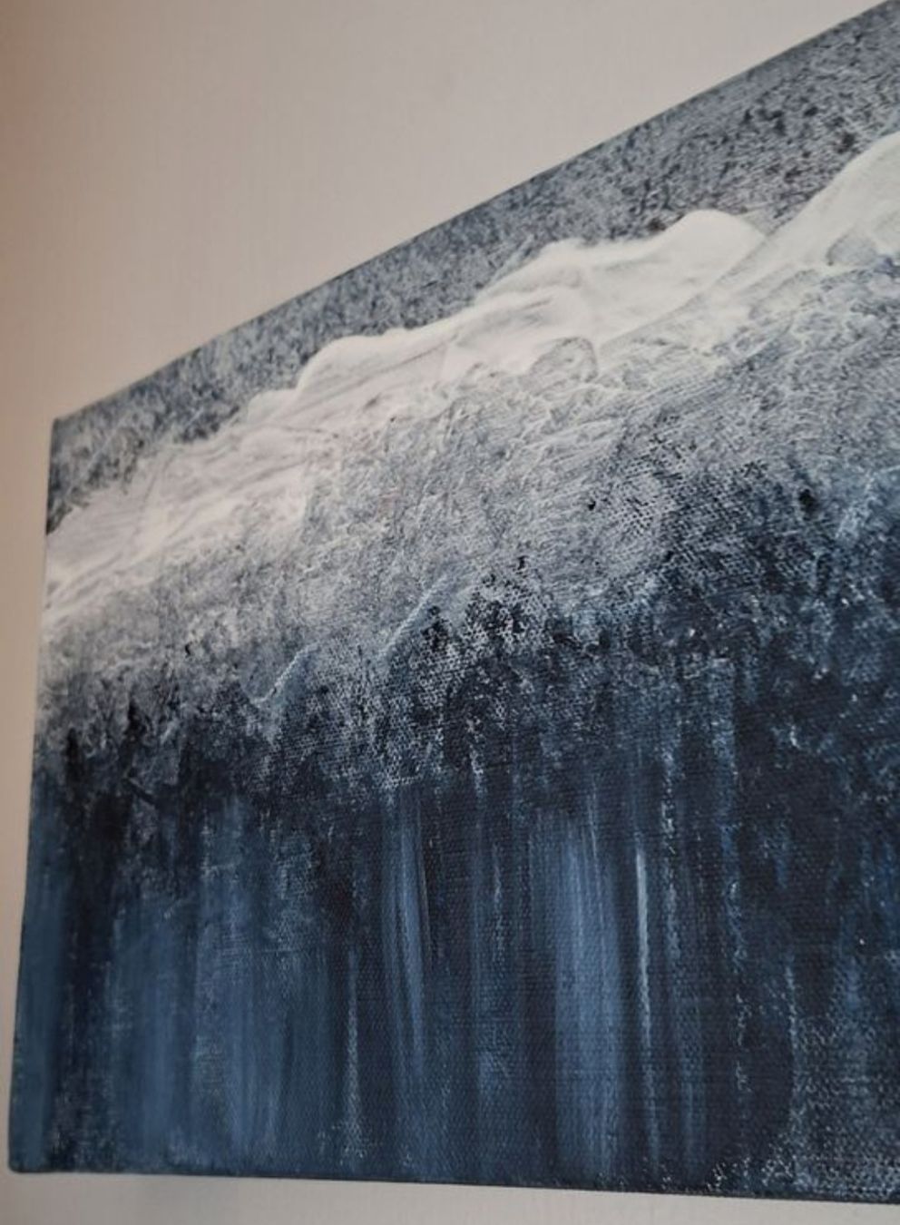 Dipinti: Winterlandschaft  Gemälde  Handgemalt 20×80 – Nuovo (secondo la descrizione) da Riehen venduto da Steinbock1970 2