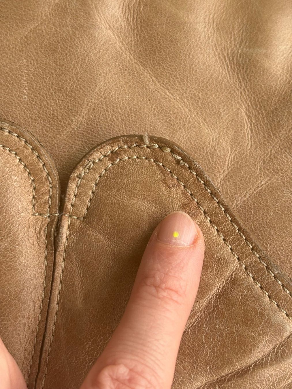 H&M Borse da donna: H&M TREND grau-beige Ledertasche – Usato da Zürich venduto da missmodernage 6