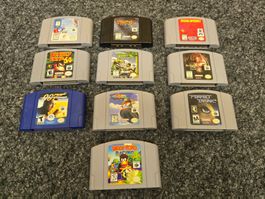 Nintendo 64 Spiele Bundle Set guter Zustand NTSC 007, DK, KI
