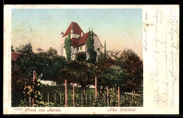 Cartes postales: AK Aarau, Altes Schlössli – D'occasion à Berlin par bartko-reher