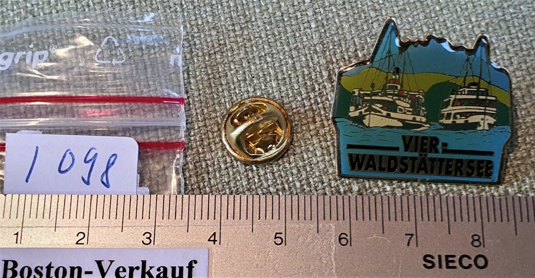 Placchette & Badge: I098 - Pin Schiff Vierwaldstättersee – Usato da Reinach BL venduto da Boston-Verkauf 1