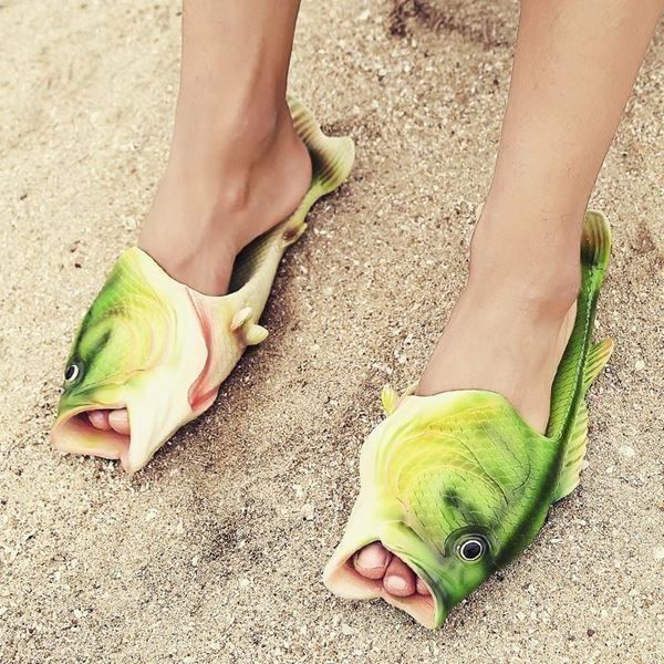 Schwimmbad: Fisch Sandalen Fisch Schuhe – Neu und originalverpackt aus Winterthur von Neilpryde01