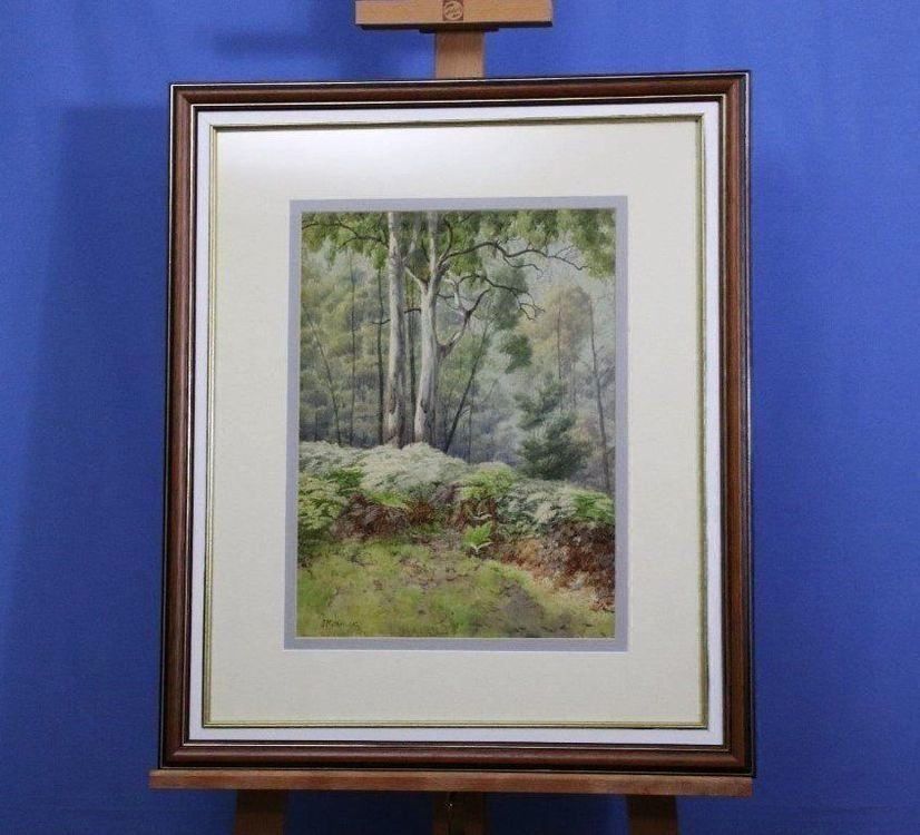 Dipinti: John Mather, Aquarell handsigniert und datiert 1905 – Usato da Zug venduto da Kunst-Fundgrube 4