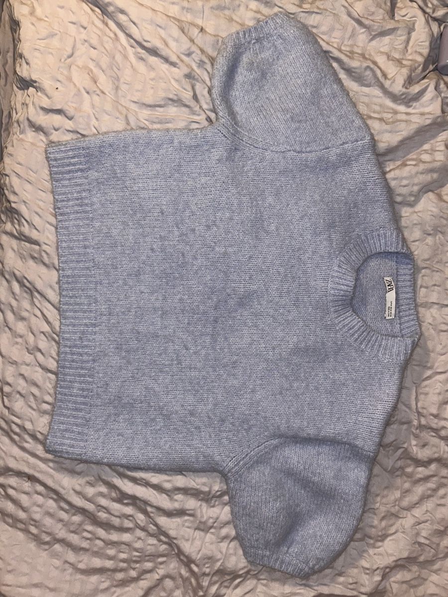 Zara Pullover & Sweatshirts: Zara Strickpullover Hellblau, Grösse M, Top Zustand! – Gebraucht aus Bern von mirio.ic 2