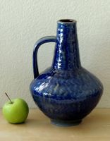 Vase vintage bleu roi, Gerda Heuckeroth pour Carstens, 1960s