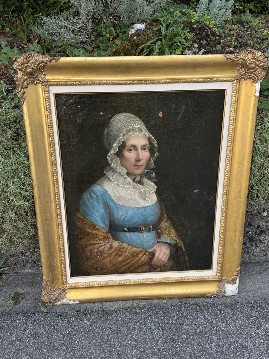 Gemälde: Antikes Gemälde / Sehr Alt – Gebraucht aus hittnau von Kunstkopf 7