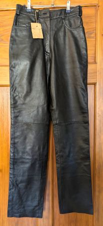 Spieth & Wensky-- Neue, schwarze Lederhose, Grösse 36