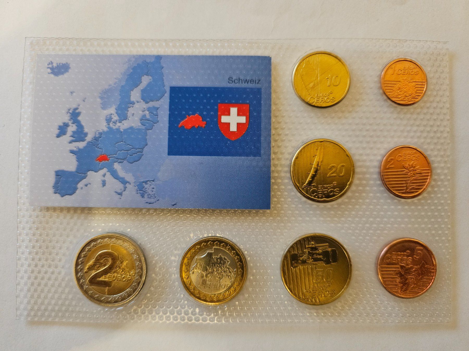 Tutti le monete: Schweizer Euro Probe Münzsatz 2003 – Nuovo (secondo la descrizione) da Therwil venduto da Racingr6 1