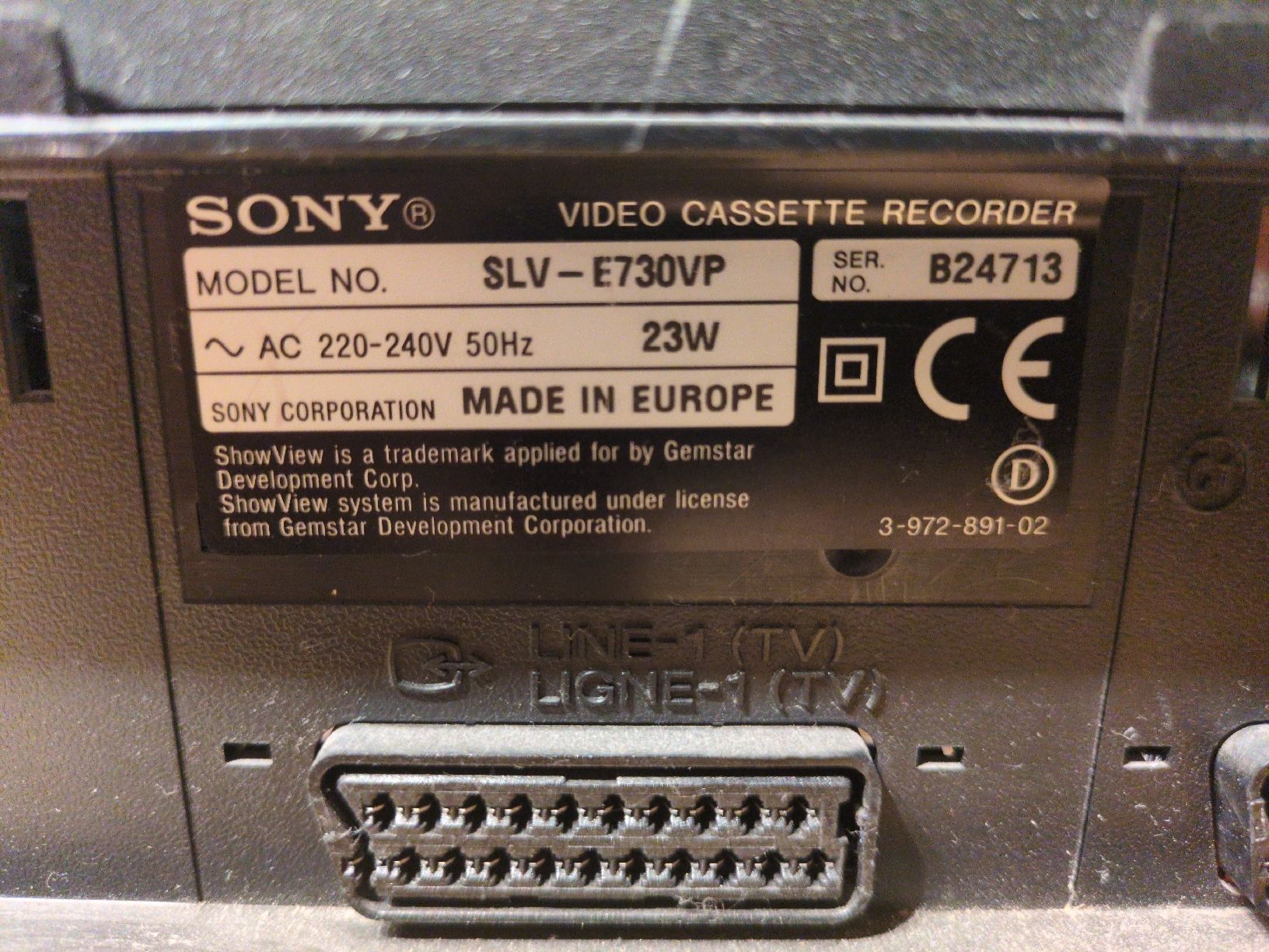 Sony Registratori: Sony Videorekorder SLV-E730 Hi-Fi Stereo  – Difettoso da Obergösgen venduto da Mabinvest 2