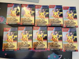 Pokemon 30 th ENG bundles x 10