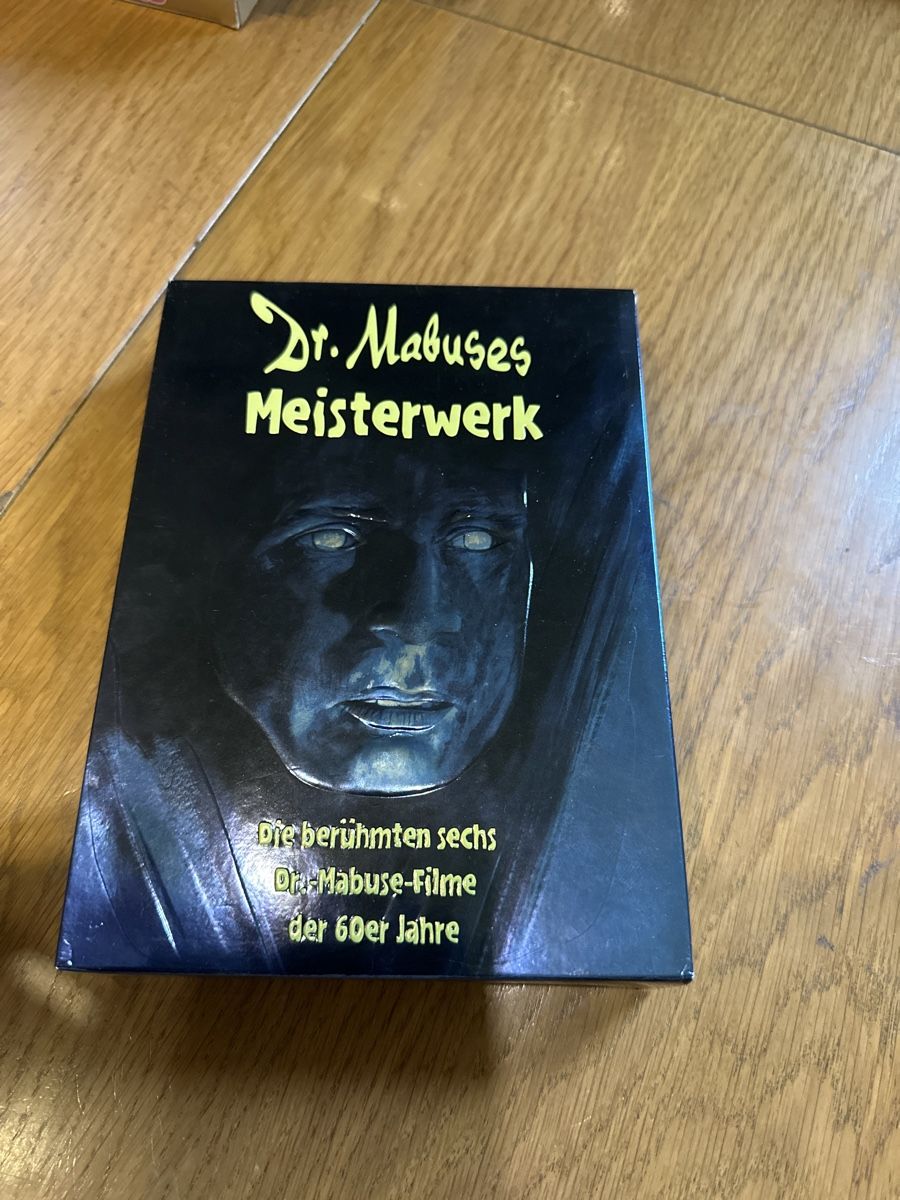 Tutti i DVDs: Dr. Mabuses Meisterwerk, psycho 1-4 DVD Box – Usato da Benken ZH venduto da Audi-erich 1