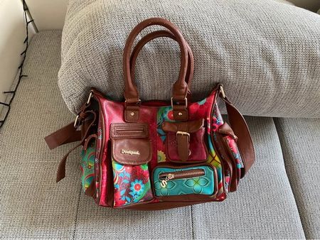 Desigual borsa colorata vintage y2k vivaci baguette ggl