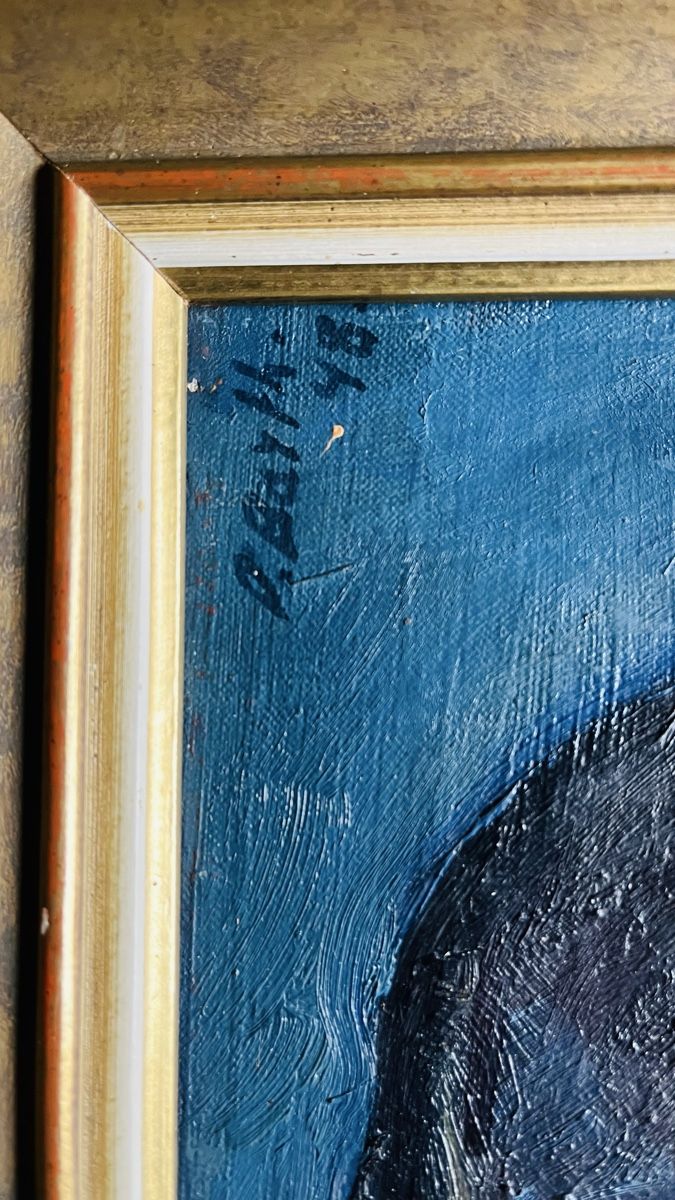 Dipinti: Gemälde P.B. Barth 1948 – Usato da Unterkulm venduto da sherpa73 2
