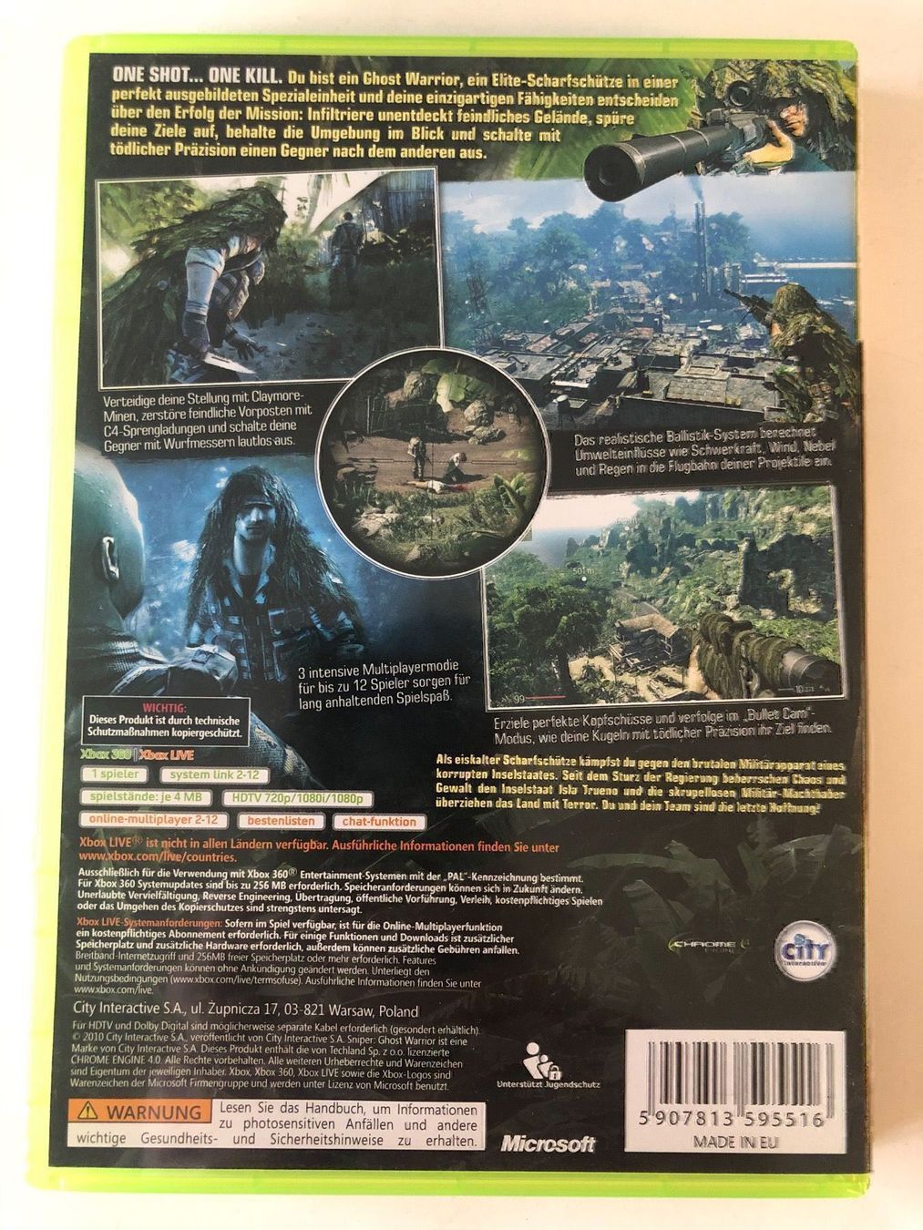 Microsoft Giochi: Sniper Ghost Warrior für Xbox 360 – Usato da Kestenholz venduto da Mad18 1