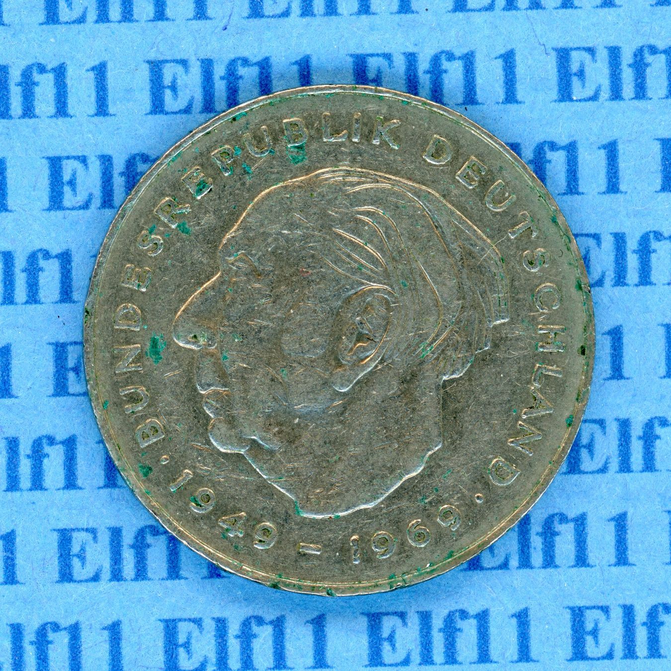 Alle Münzen: DEM___2.00 1979F Heuss ss-vz 2 Deutsche Mark – Gebraucht aus Widnau von Elf11 1