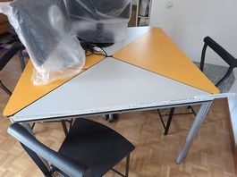7 Dreieckstische