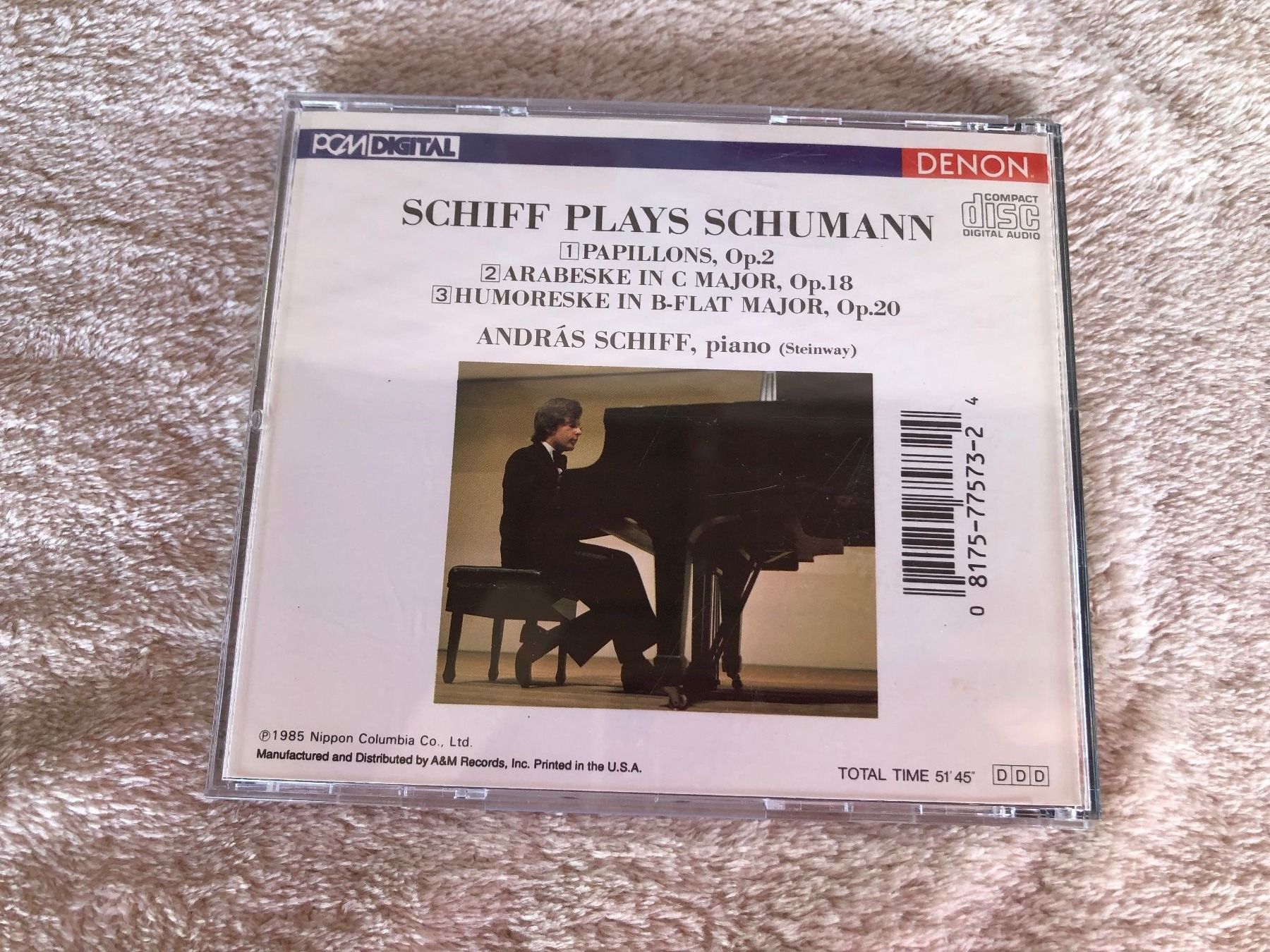 CDs: Schiff spielt Schumann - Klassik CD - Top Zustand – Gebraucht aus Schübelbach von Dolly990_2 2